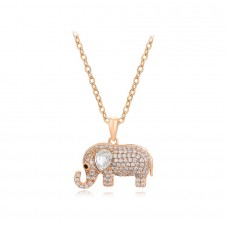 Apzeltīts kulons ZILONĪTIS ar ķēdīti